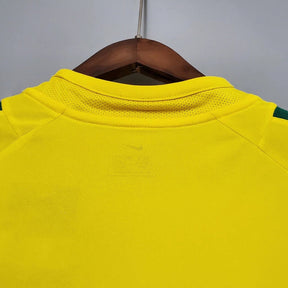 Camisa Retrô 2002 Seleção Brasileira I Amarela