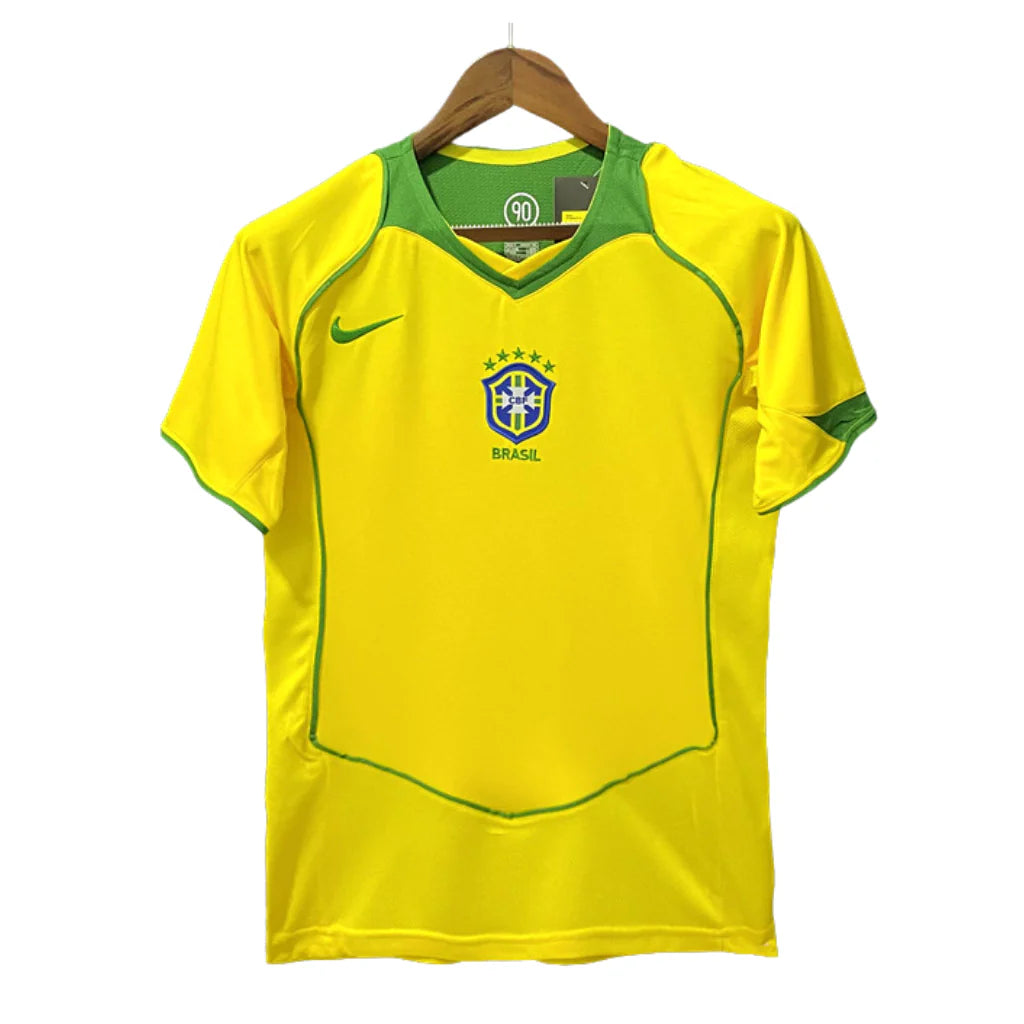Camisa Retro Brasil I 2004 | Amarela
