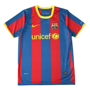 Camisa Retrô Barcelona Home 10/11 - Azul e Vermelha
